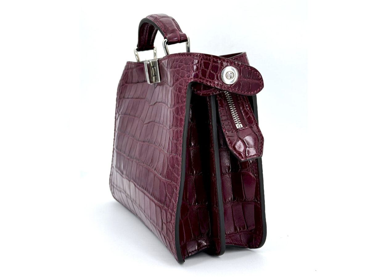 Borsa Fendi Peekaboo IseeU Coccodrillo - immagine 2